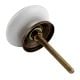 Golden Wheel Flat  Ceramic Dresser Knobs